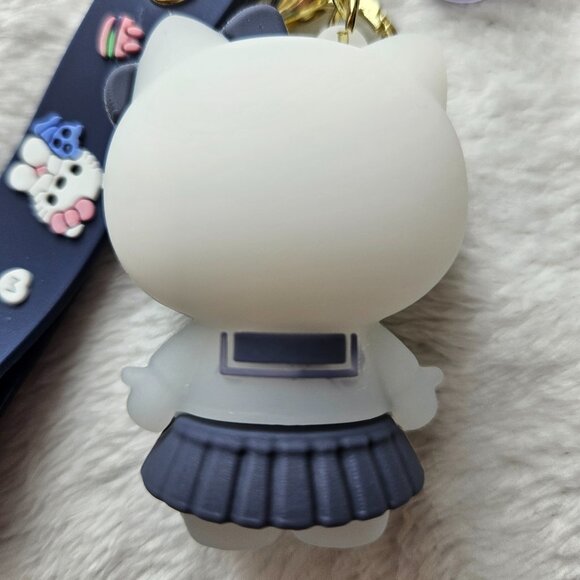 New Hello Kitty Keychain/Bag Charm in Blue Dress - Picture 3 of 4